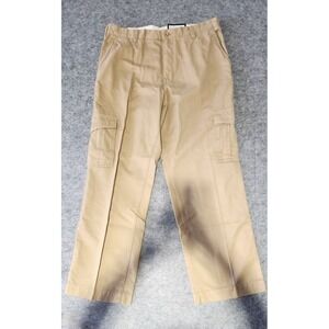 Consensus Men's Light Brown Twill Cargo Pants Size 36x32 NWT
